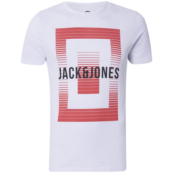 T-Shirt Homme Core Booster Jack & Jones - Blanc