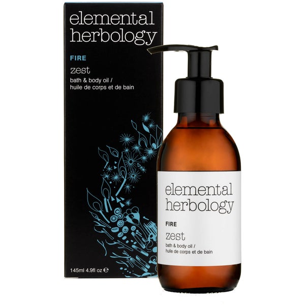Huile de corps et de bain Fire Zest Elemental Herbology 145 ml