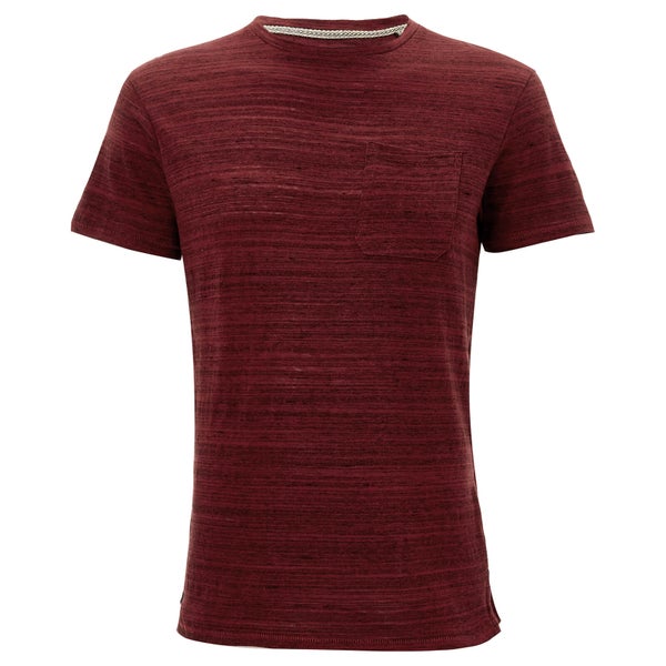 Threadbare Men's Ferndale Stripe T-Shirt - Brick Red
