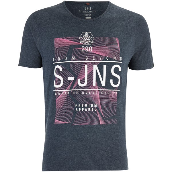 Smith & Jones Men's Plastersque T-Shirt - Navy