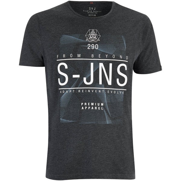 T-Shirt Homme Plastersque Smith & Jones -Charbon