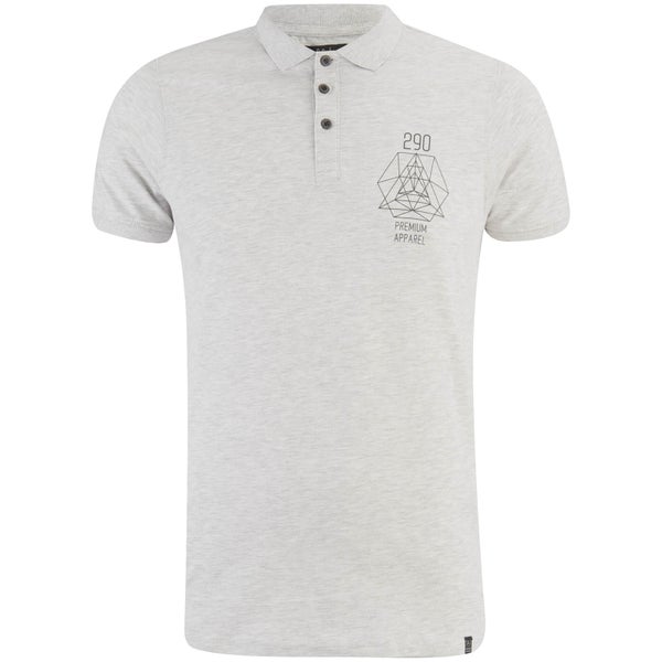 Smith & Jones Men's Parclose Polo Shirt - Light Grey Marl