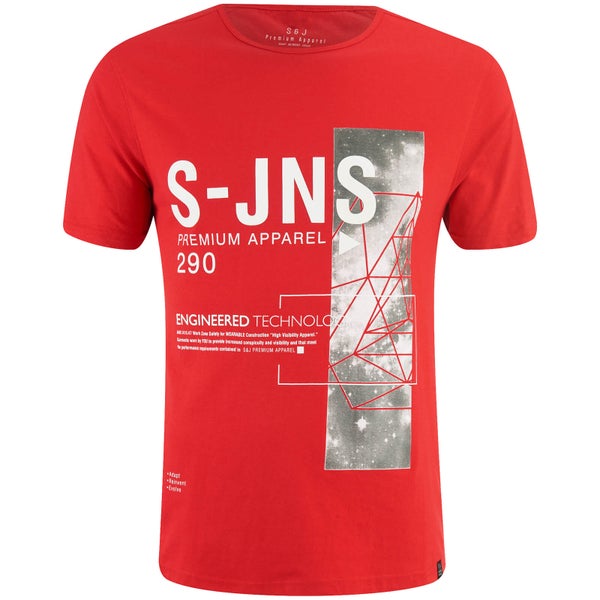 T-Shirt Homme Langchor Smith & Jones -Rouge