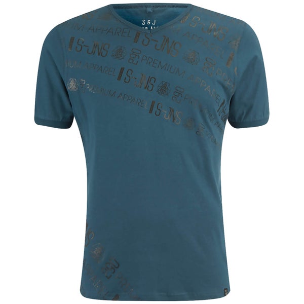 T-Shirt Homme Chartres Smith & Jones -Bleu Mejollica