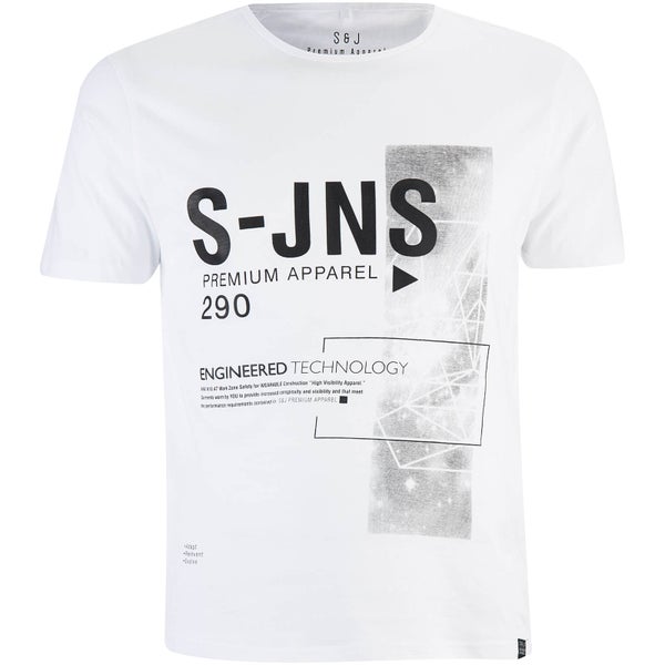 T-Shirt Homme Langchor Smith & Jones -Blanc