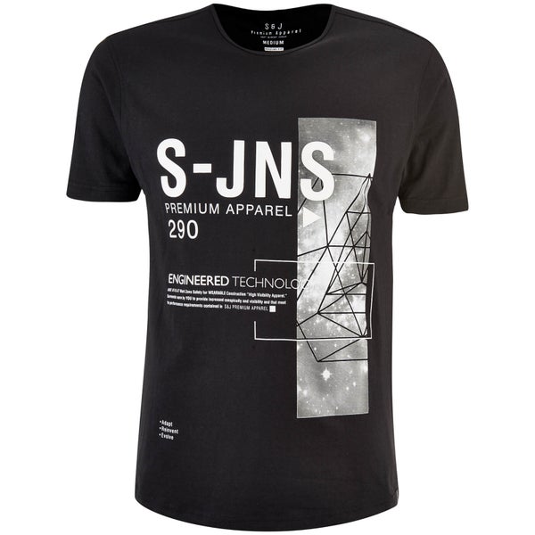 T-Shirt Homme Langchor Smith & Jones -Noir