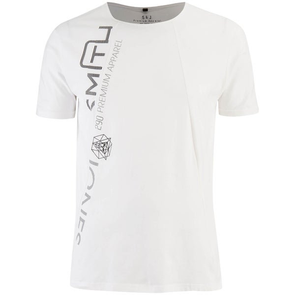 T-Shirt Homme Shematic Smith & Jones -Blanc