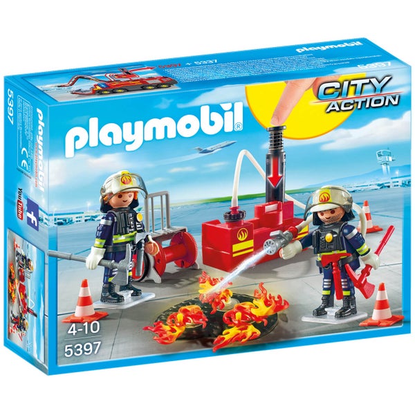Playmobil Brandweermannen met blusmateriaal (5397)