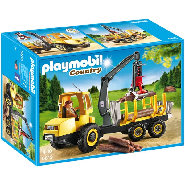 Playmobil Country Timber Transporter with Crane (6813)