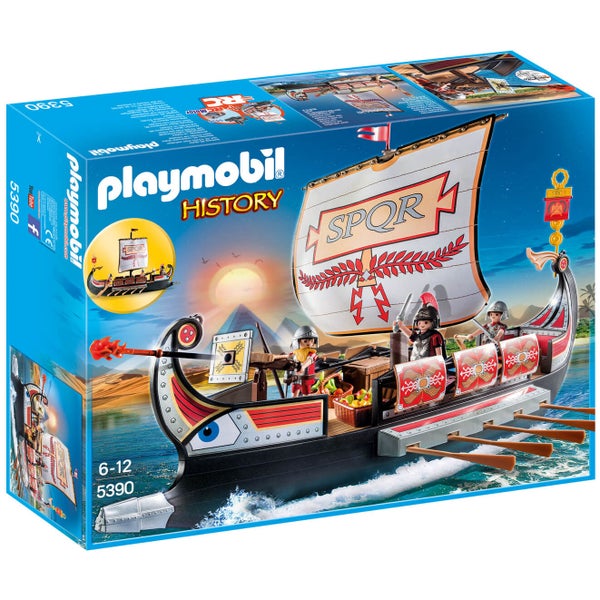 Playmobil History Floating Roman Warriors' Ship (5390)
