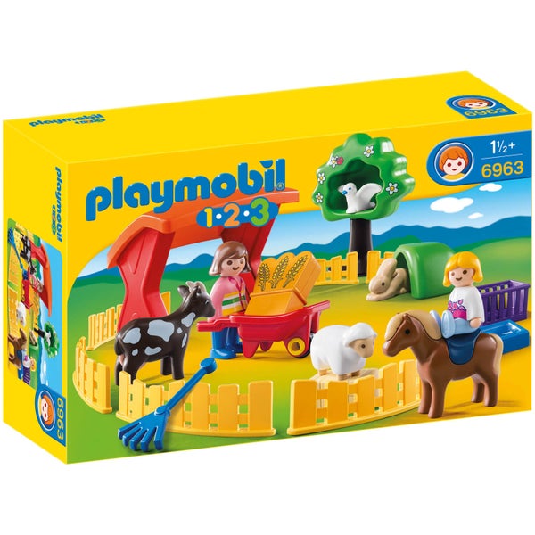 Playmobil 1.2.3 Petting Zoo (6963)