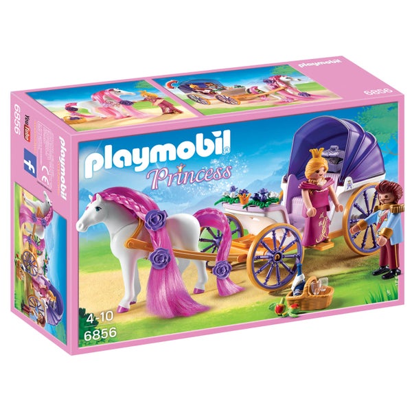 Playmobil Royal Couple with Carriage with Horse Mane to Comb (6856)