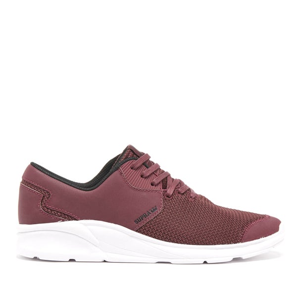 Supra Men's Noiz Trainers - Burgundy/White