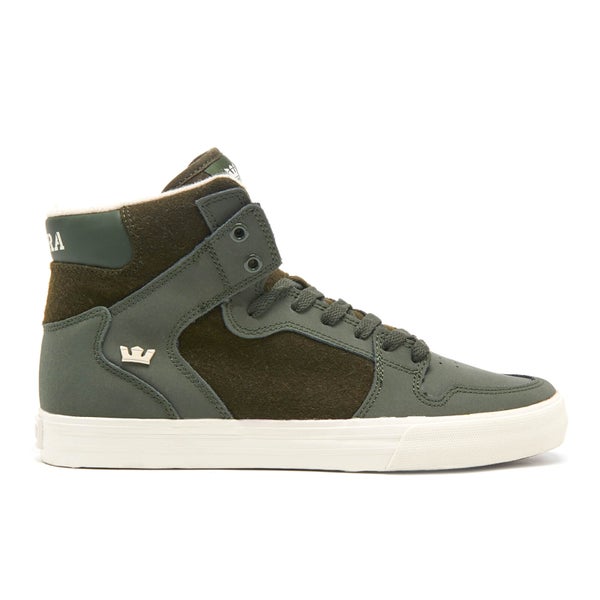 Chaussures Montantes Homme Supra Vaider - Olive/Blanc