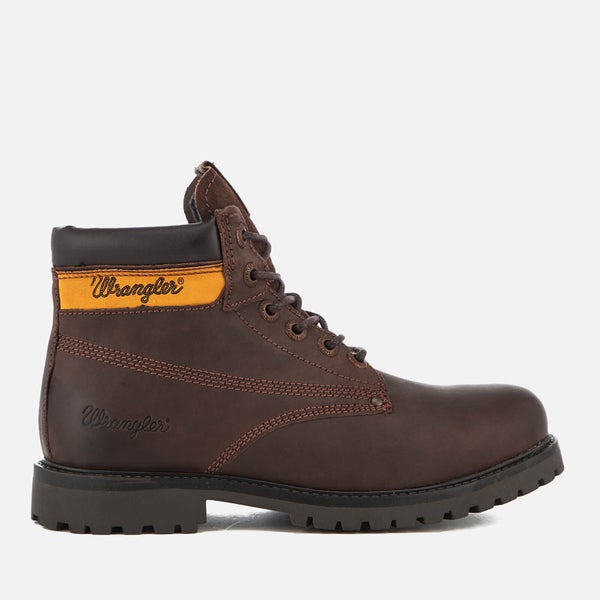 Wrangler Men's Hunter Lace Up Boots - Dark Brown