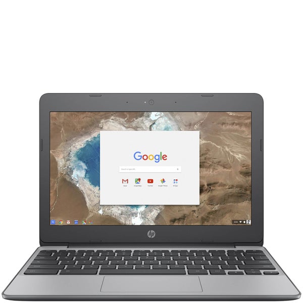HP 11-V001NA 11.6"" Laptop (Intel Celeron N3060, 4GB, 16GB, 1.6GHz Chrome OS) - Grey - Manufacturer Refurbished