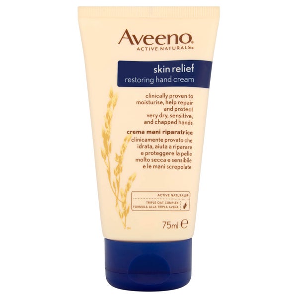 Aveeno Skin Relief crema mani protettiva riparatrice 75 ml