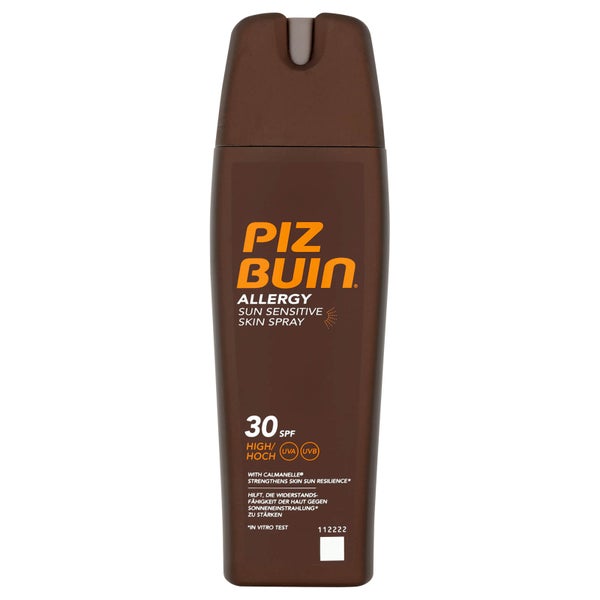 Espray Allergy para pieles sensibles al sol de Piz Buin - FPS 30 alto 200 ml