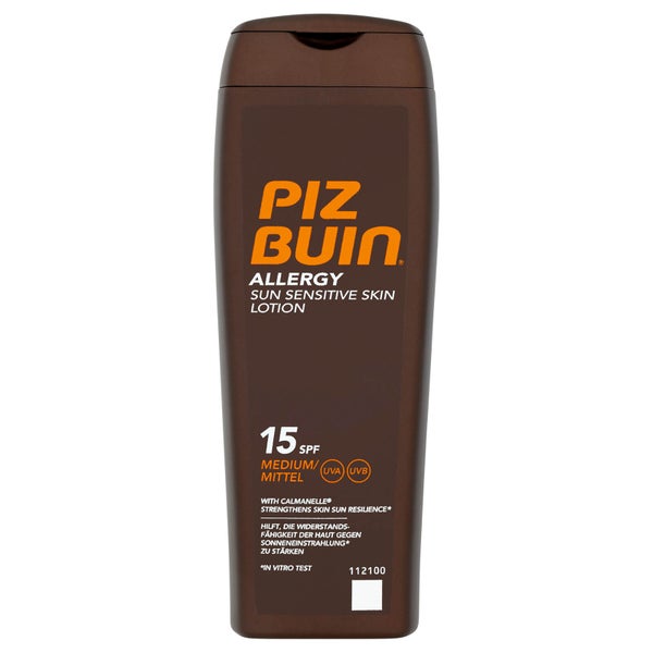 Piz Buin アレルギー サン センシティブ スキン ローション - ミディアム SPF15 200ml