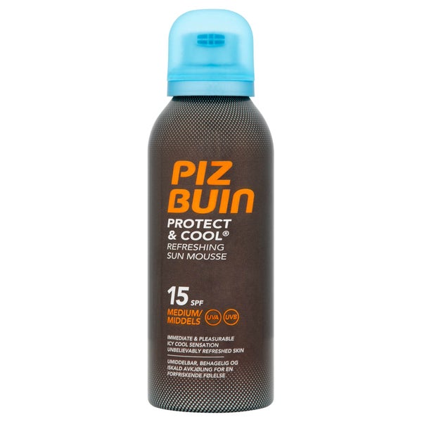 Piz Buin Protect & Cool Refreshing Sun Mousse - Medium SPF15 150 ml