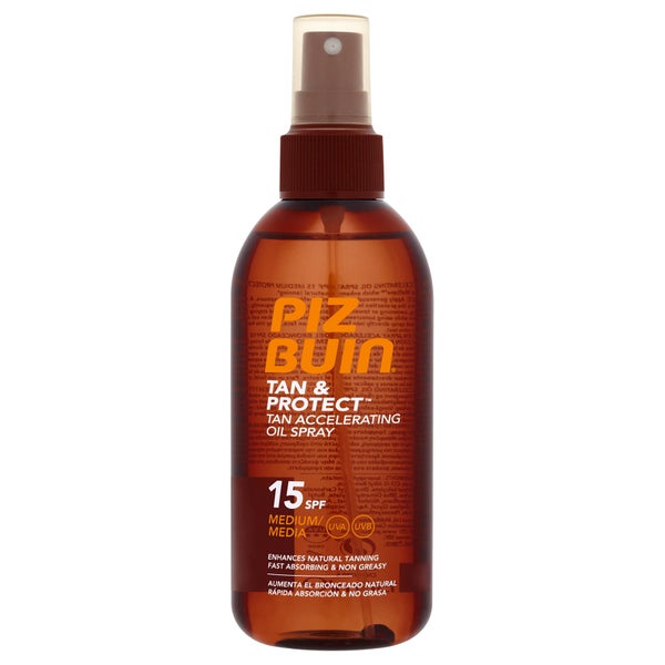 Piz Buin Tan & Protect Accelerating Oil Spray SPF15(피즈 뷰 탠 & 프로텍트 액셀러레이팅 오일 스프레이 SPF15 150ml)