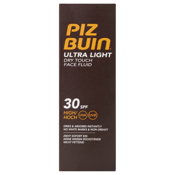 Piz Buin Ultra Light Dry Touch Face Fluid - High SPF30 50ml