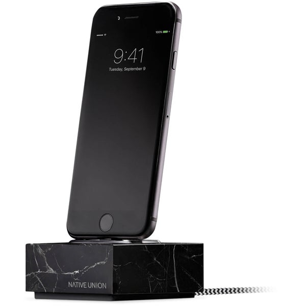 Native Union Marble Dock For iPhone - Black