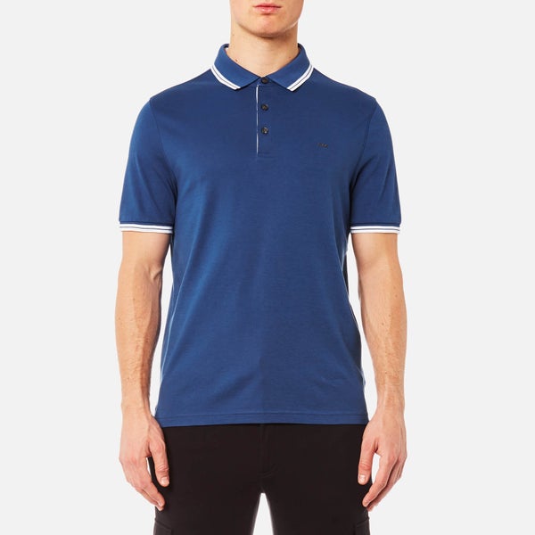 Michael Kors Men's Logo Collar Polo Shirt - Marine Blue