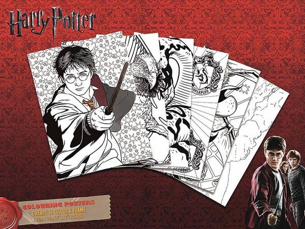 Harry Potter Kleur Poster Pack (6 Posters)