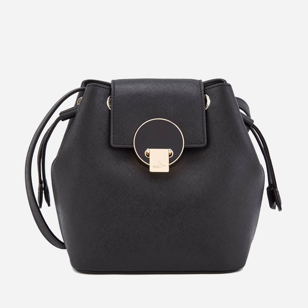 Vivienne Westwood Women's Opio Saffiano Mini Bucket Bag - Black