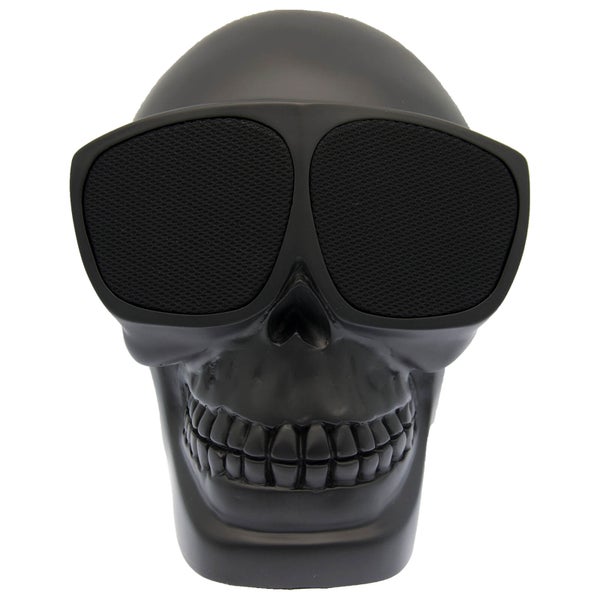Cross Humanity Bluetooth Skull Speaker - Black