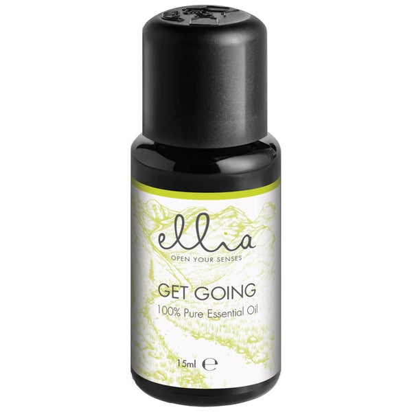 Ellia Aromatherapy Essential Oil Mix for Aroma Diffusers - Get Going 15 ml