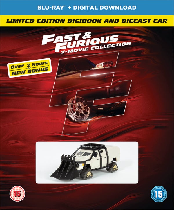 Fast & Furious 1-7 (Includes Bonus Disc, Digibook, and Car)