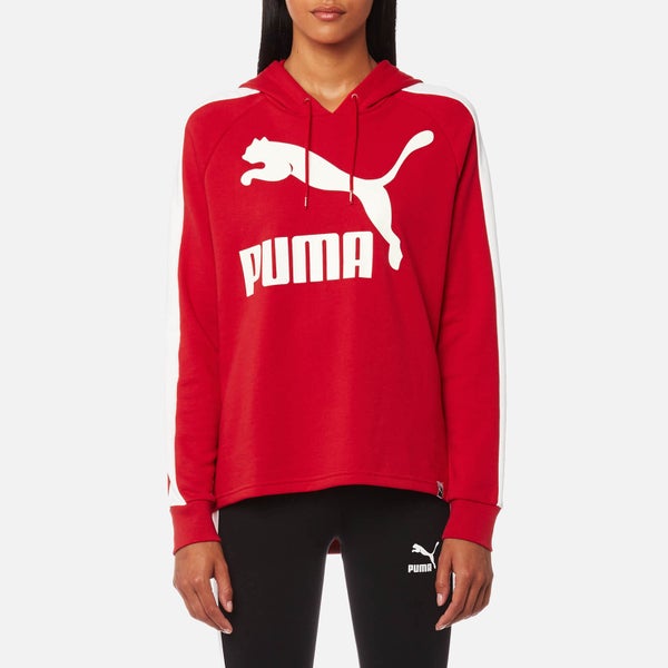 Puma Women's Archive T7 Logo Hoody - Toreador