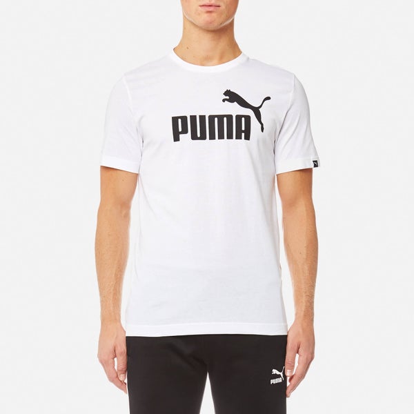 Puma Men's Essential No.1 Short Sleeve T-Shirt - Puma White