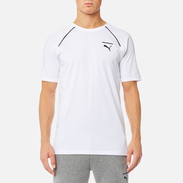 Puma Men's Evo Core Short Sleeve T-Shirt - Puma White