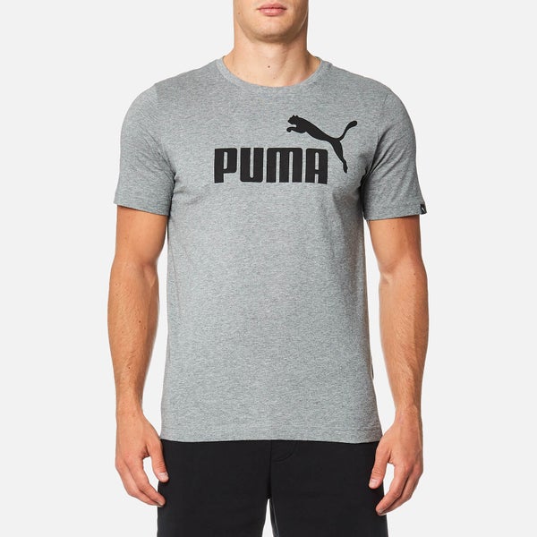 Puma Men's Essential No.1 Short Sleeve T-Shirt - Medium Grey Heather