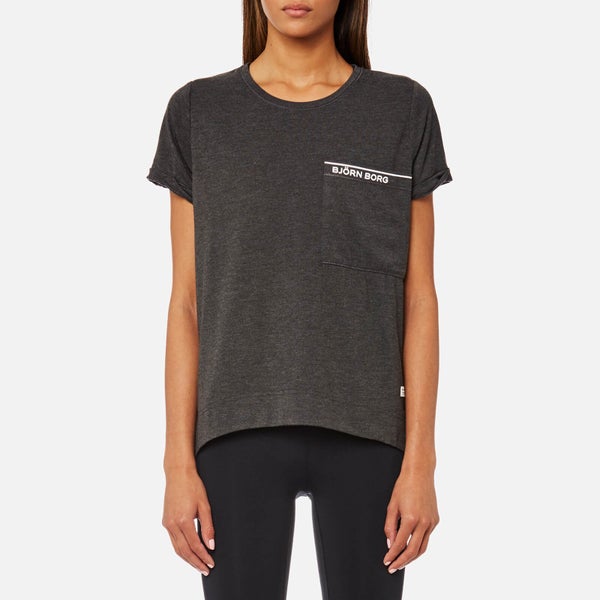 Bjorn Borg Women's Dorey Loose T-Shirt - Grey Melange