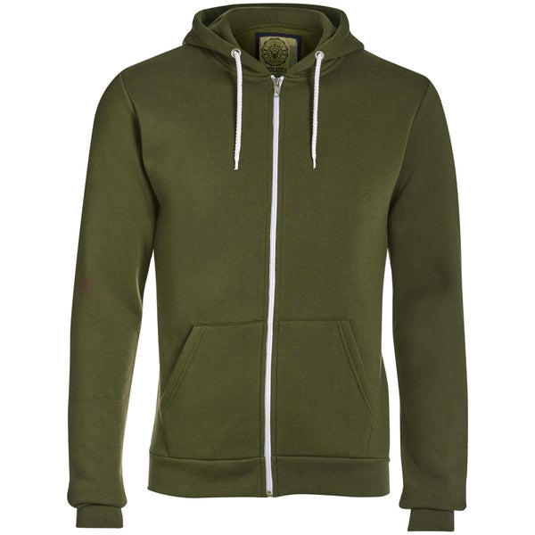 Advocate Men's Berkley Zip Through Hoody - Khaki