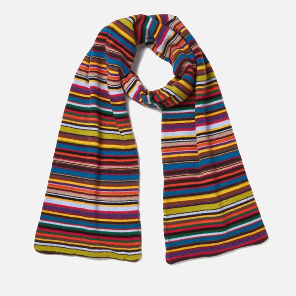 Paul Smith Men's Rainbow Scarf - Multi