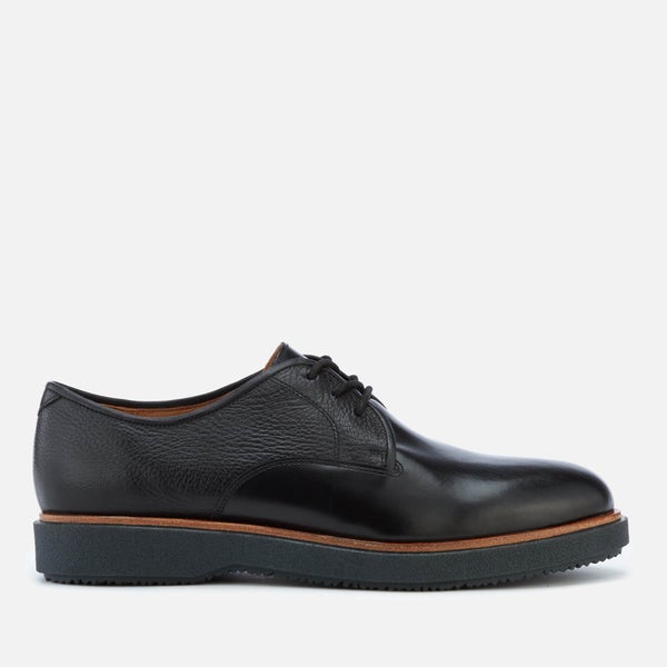 Clarks Men's Modur Walk Leather Derby Shoes - Black