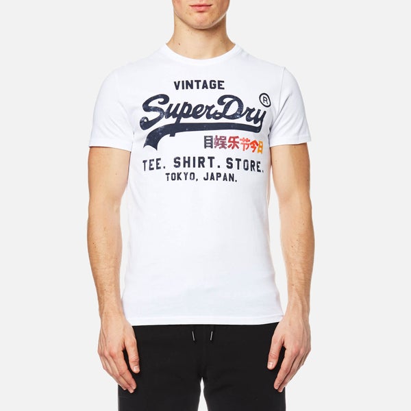 Superdry Men's Shirt Shop Surf T-Shirt - Optic