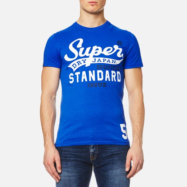 Superdry Men's Standard Issue T-Shirt - Nautical Blue