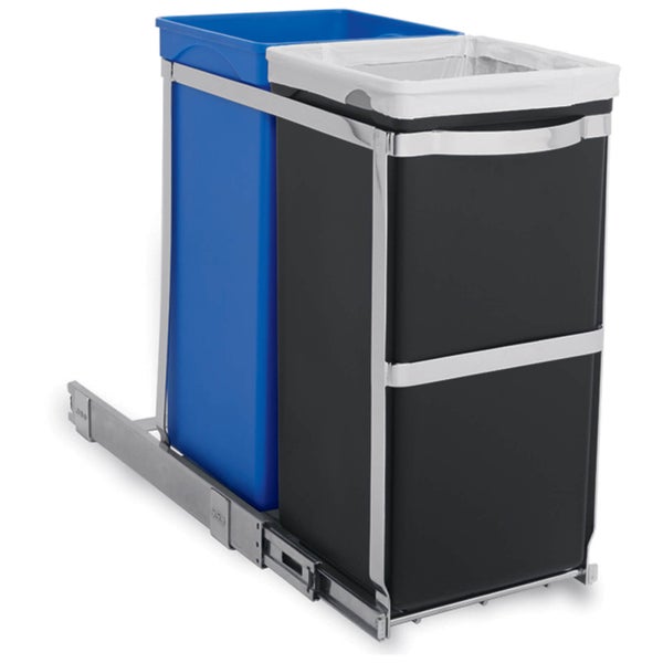 simplehuman Pull-Out Undercounter Recycler Bin 35L