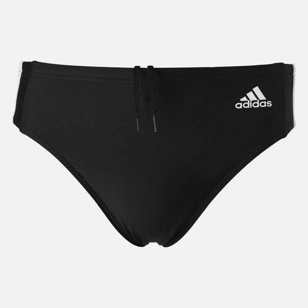adidas Swim Men's Essentials 3 Stripe Trainer Swim Shorts - Black
