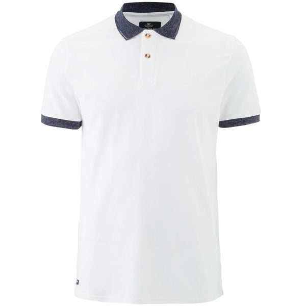 Threadbare Men's Compton Polo Shirt - White
