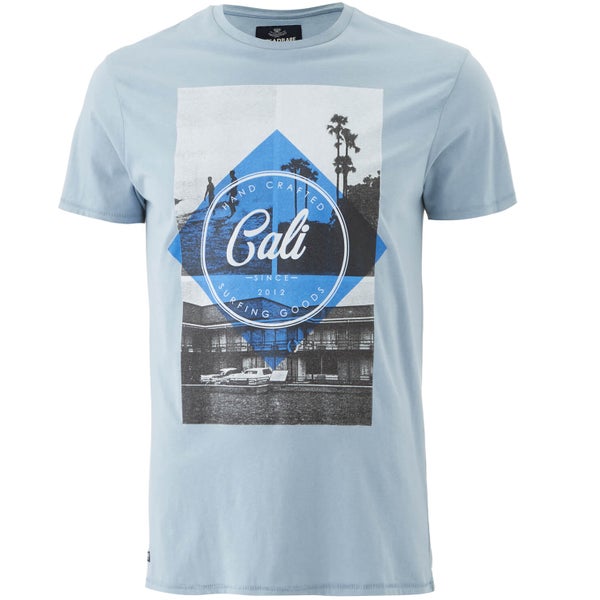 T-Shirt Homme Surf Goods Threadbare - Bleu Clair