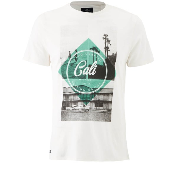 T-Shirt Homme Surf Goods Threadbare - Blanc Cassé