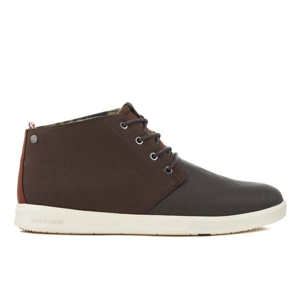 Chaussures Montantes Homme Jack & Jones Denton PU Mix - Marron