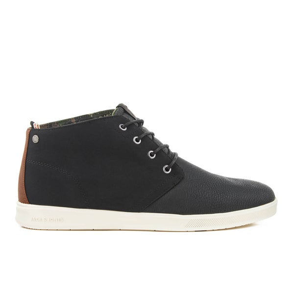 Chaussures Montantes Homme Jack & Jones Denton PU Mix - Gris Anthracite